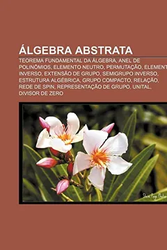 Livro Algebra Abstrata: Teorema Fundamental Da Algebra, Anel de Polinomios, Elemento Neutro, Permutacao, Elemento Inverso, Extensao de Grupo - Resumo, Resenha, PDF, etc.