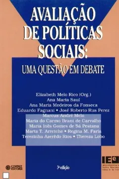 Livro Avaliação de Políticas Sociais. Uma Questão em Debate - Resumo, Resenha, PDF, etc.