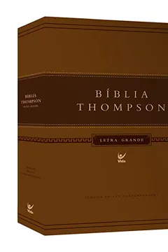 Livro Bíblia Thompson. Letra Grande. Capa Marrom Claro e Escuro - Resumo, Resenha, PDF, etc.