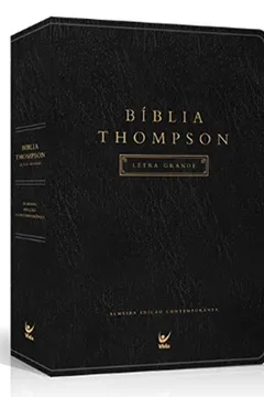 Livro Bíblia Thompson. Letra Grande. Capa Preta - Resumo, Resenha, PDF, etc.