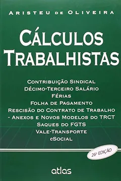 Livro Cálculos Trabalhistas - Resumo, Resenha, PDF, etc.