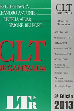 Livro C.L.T. Organizada - Resumo, Resenha, PDF, etc.