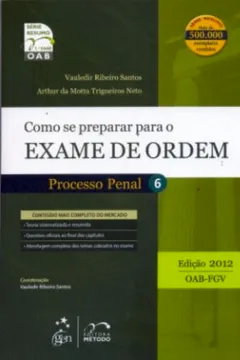 Livro Como Se Preparar Para O Exame De Ordem - V. 05 - Penal - 1. Fase - Resumo, Resenha, PDF, etc.