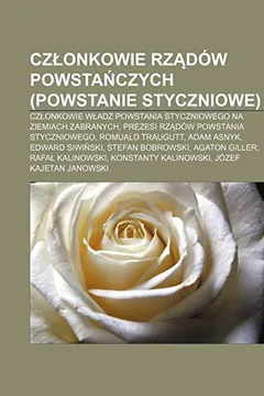 Livro Cz Onkowie Rz Dow Powsta Czych (Powstanie Styczniowe): Cz Onkowie W Adz Powstania Styczniowego Na Ziemiach Zabranych - Resumo, Resenha, PDF, etc.