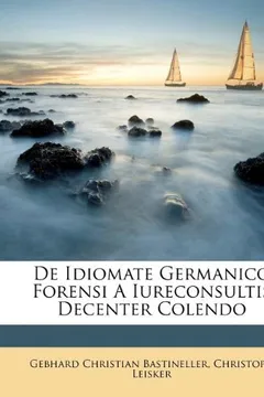 Livro de Idiomate Germanico Forensi a Iureconsultis Decenter Colendo - Resumo, Resenha, PDF, etc.