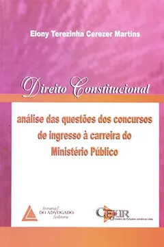 Livro Direito Constitucional. Analise Das Questões Dos - Resumo, Resenha, PDF, etc.