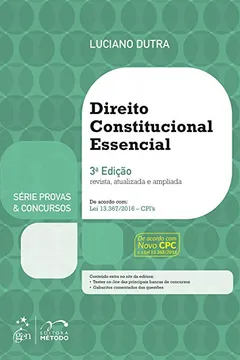 Livro Direito Constitucional Essencial - Resumo, Resenha, PDF, etc.