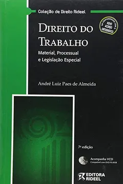 Livro Direito Do Trabalho. Material, Processual E Legislasão Especial - Resumo, Resenha, PDF, etc.