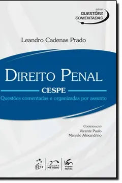 Livro Direito Penal - Cespe - Questoes Comentadas - Resumo, Resenha, PDF, etc.