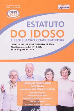 Livro Estatuto Do Idoso - Resumo, Resenha, PDF, etc.