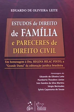 Livro Estudos de Direito de Família e Pareceres de Direito Civil - Resumo, Resenha, PDF, etc.