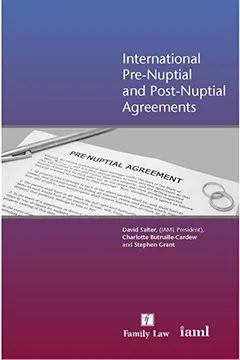 Livro International Pre-Nuptial and Post-Nuptial Agreements - Resumo, Resenha, PDF, etc.