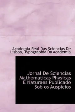 Livro Jornal de Sciencias Mathematicas Physicas E Naturaes Publicado Sob OS Auspicios - Resumo, Resenha, PDF, etc.