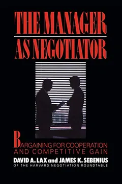 Livro Manager as Negotiator - Resumo, Resenha, PDF, etc.