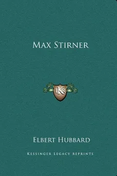Livro Max Stirner - Resumo, Resenha, PDF, etc.