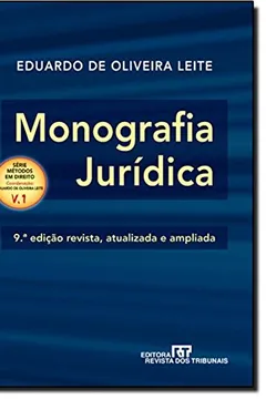 Livro Monografia Jurídica - Volume 1 - Resumo, Resenha, PDF, etc.