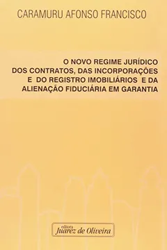 Livro Novo Regime Jurídico dos Contratos, das Incorporações e do Registro - Resumo, Resenha, PDF, etc.