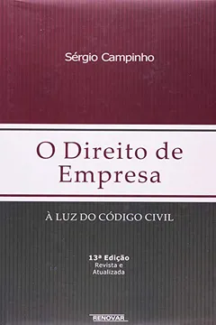 Livro O Direito de Empresa - Resumo, Resenha, PDF, etc.