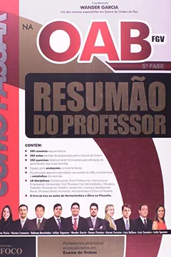 Livro OAB. Resumão Do Professor - Resumo, Resenha, PDF, etc.