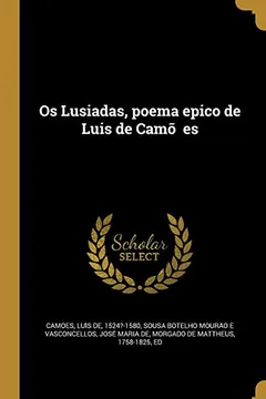 Livro OS Lusiadas, Poema Epico de Luis de Camo Es - Resumo, Resenha, PDF, etc.