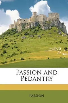 Livro Passion and Pedantry - Resumo, Resenha, PDF, etc.