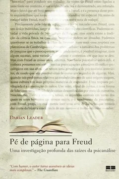 Livro Pé de Página Para Freud - Resumo, Resenha, PDF, etc.