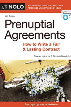 Livro Prenuptial Agreements: How to Write a Fair & Lasting Contract - Resumo, Resenha, PDF, etc.