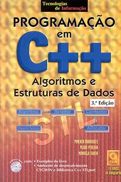 Livro Programação Em C++ Algoritmos E Estruturas De Dados. Tecnologias De Informação - Resumo, Resenha, PDF, etc.