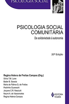 Livro Psicologia Social Comunitária. Da Solidariedade à Autonomia - Resumo, Resenha, PDF, etc.