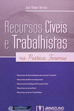 Livro Recursos Cíveis e Trabalhistas - Resumo, Resenha, PDF, etc.
