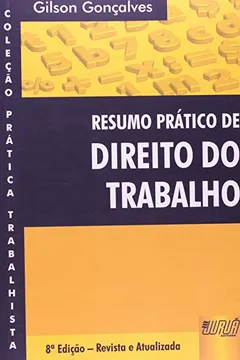 Livro Resumo Prático De Direito Do Trabalho - Resumo, Resenha, PDF, etc.