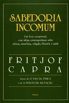 Livro Sabedoria Incomum - Resumo, Resenha, PDF, etc.