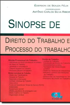 Livro Sinopse De Direito Do Trabalho E Processo Do Trabalho - Resumo, Resenha, PDF, etc.