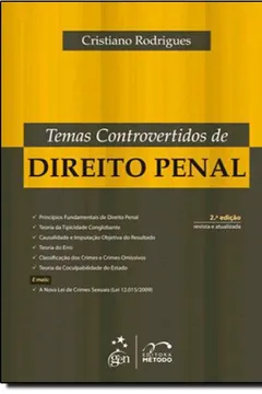 Livro Temas Controvertidos De Direito Penal - Resumo, Resenha, PDF, etc.