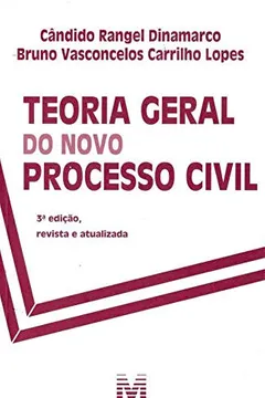 Livro Teoria Geral do Novo Processo Civil - Resumo, Resenha, PDF, etc.