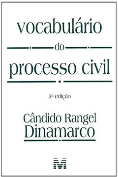 Livro Vocabulário do Processo Civil - Resumo, Resenha, PDF, etc.