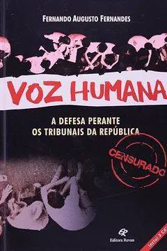 Livro Voz Humana Defesa Perante Os Tribunais Da Republica (+ Audio CD) - Resumo, Resenha, PDF, etc.