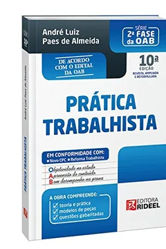 Livro 2ª Fase da Oab. Prática Trabalhista - Resumo, Resenha, PDF, etc.