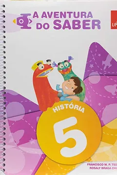 Capa do livro A Aventura do Saber. História. 5º Ano