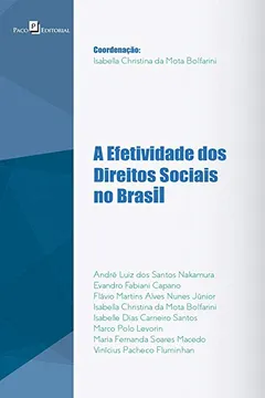 Capa do livro A Efetividade dos Direitos Sociais no Brasil