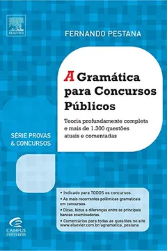 Livro A Gramática Para Concursos - Série Provas e Concursos - Resumo, Resenha, PDF, etc.