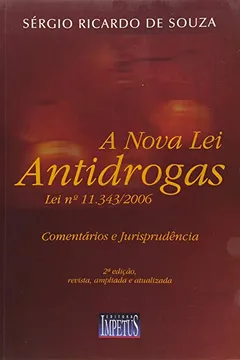 Livro A Nova Lei Antidrogas - Resumo, Resenha, PDF, etc.