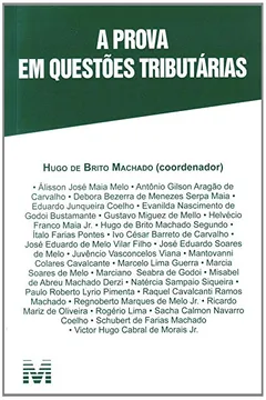 Livro A Prova em Questões Tributarias - Resumo, Resenha, PDF, etc.