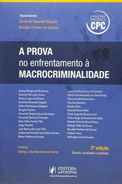 Livro A Prova no Enfrentamento à Macrocriminalidade - Resumo, Resenha, PDF, etc.