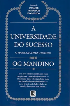 Livro A Universidade do Sucesso - Resumo, Resenha, PDF, etc.