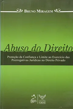 Capa do livro Abuso De Direito