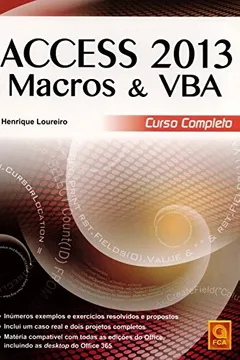 Capa do livro Access 2013 Macros & VBA