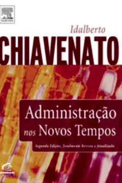 Capa do livro Administração nos Novos Tempos