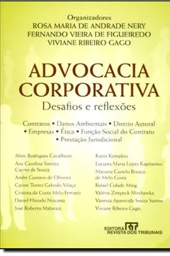 Capa do livro Advocacia Corporativa
