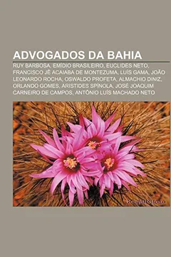 Livro Advogados da Bahia: Ruy Barbosa, Emídio Brasileiro, Euclides Neto, Francisco Jê Acaiaba de Montezuma, Luís Gama, João Leonardo Rocha - Resumo, Resenha, PDF, etc.